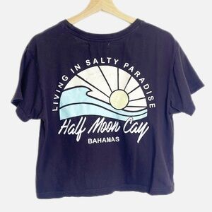 Ocean Drive Bahamas cropped t-shirt S